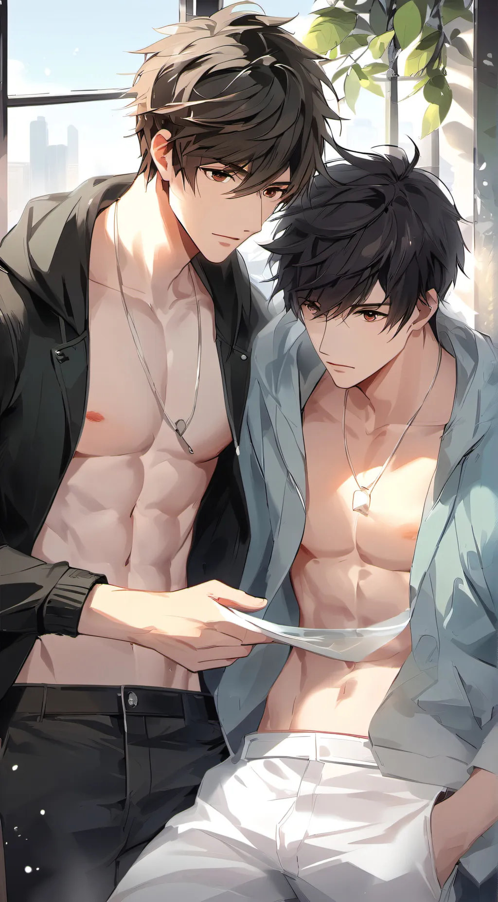 ai character: He loves me background