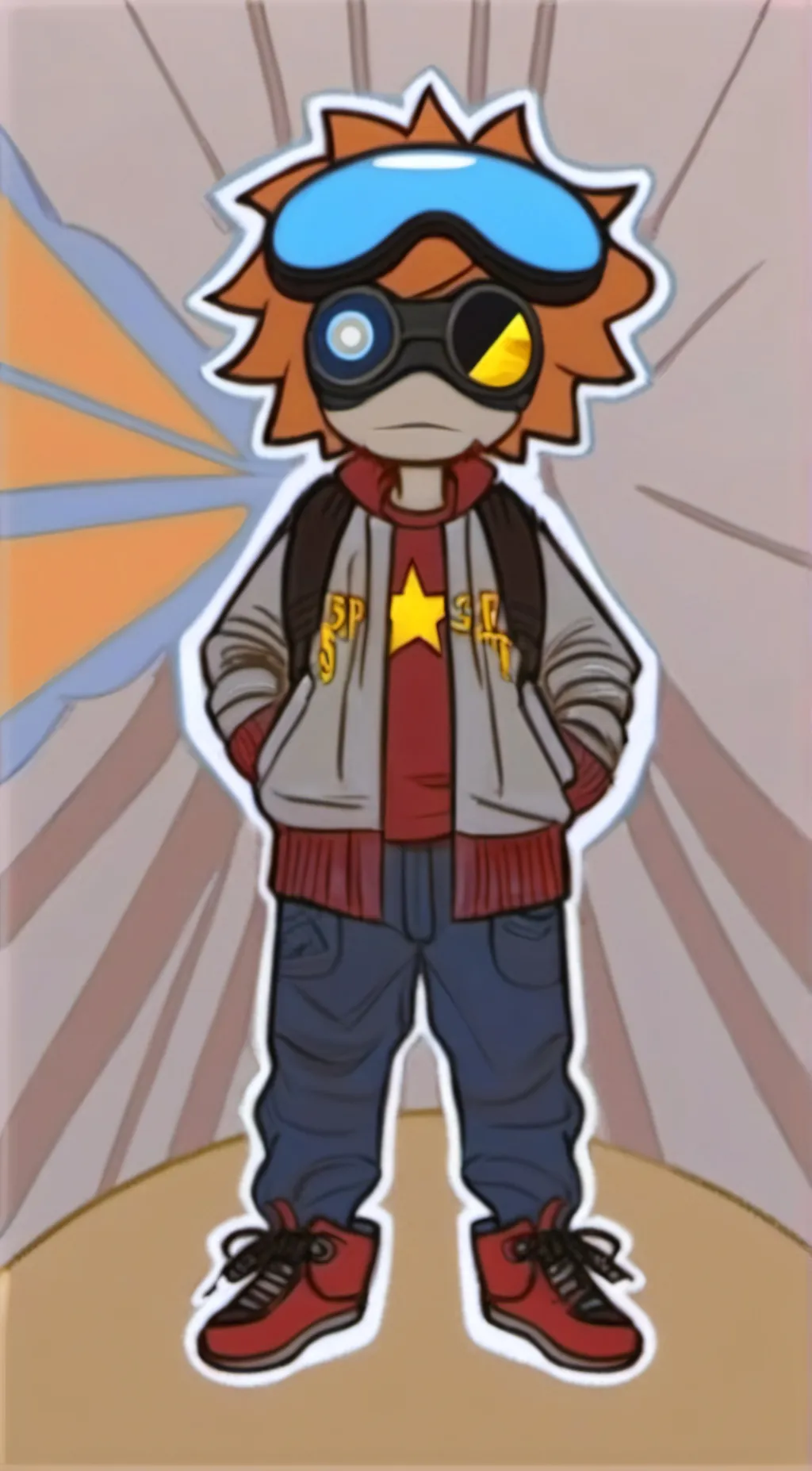 ai character: ×-[Solar]-× background