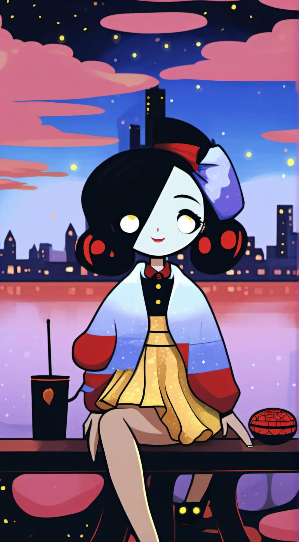 ai character: Kat background