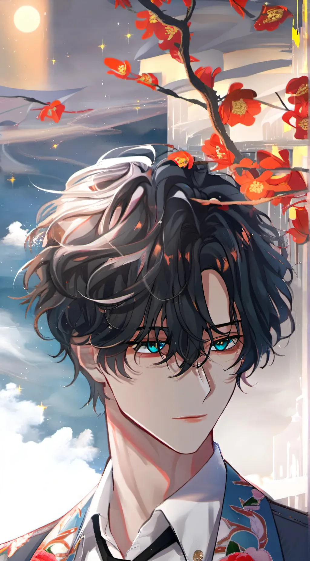 ai character: 🫸✰Liam✰🫷 background