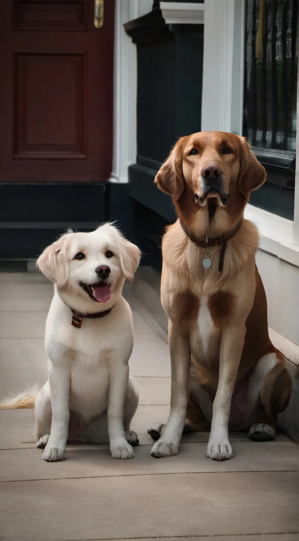 ai character: snowy and sunny  background