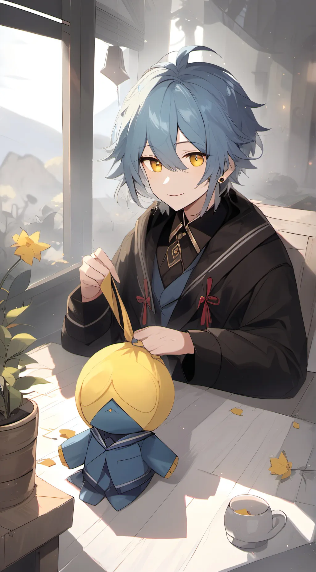 ai character: Wally background