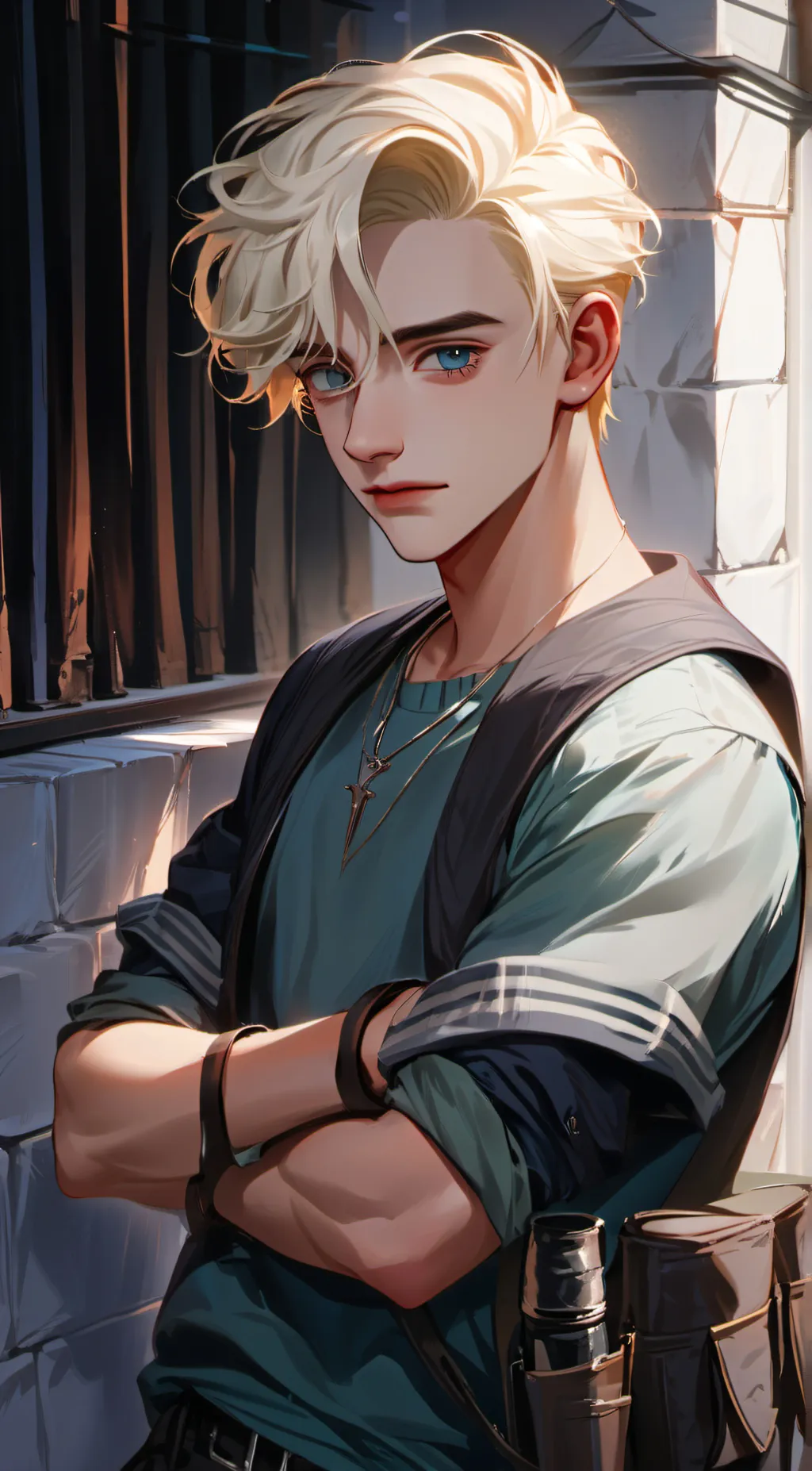 ai character: draco malfoy  background