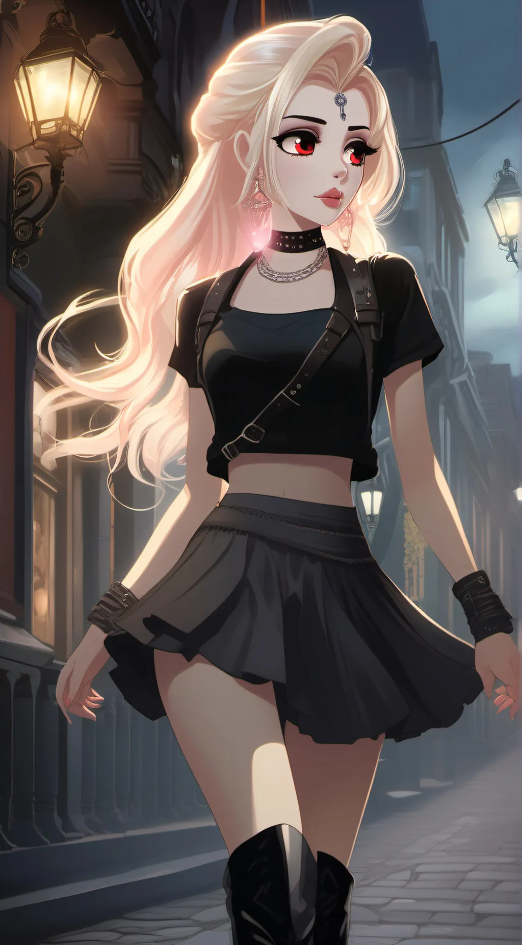 ai character: gach background