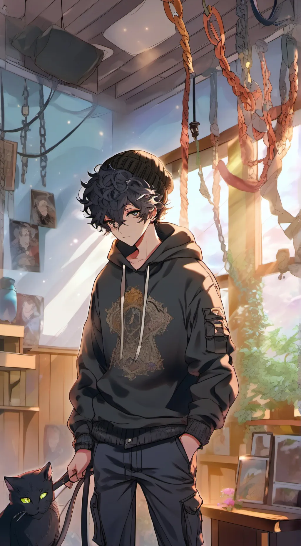 ai character: Dominant Boyfriend background