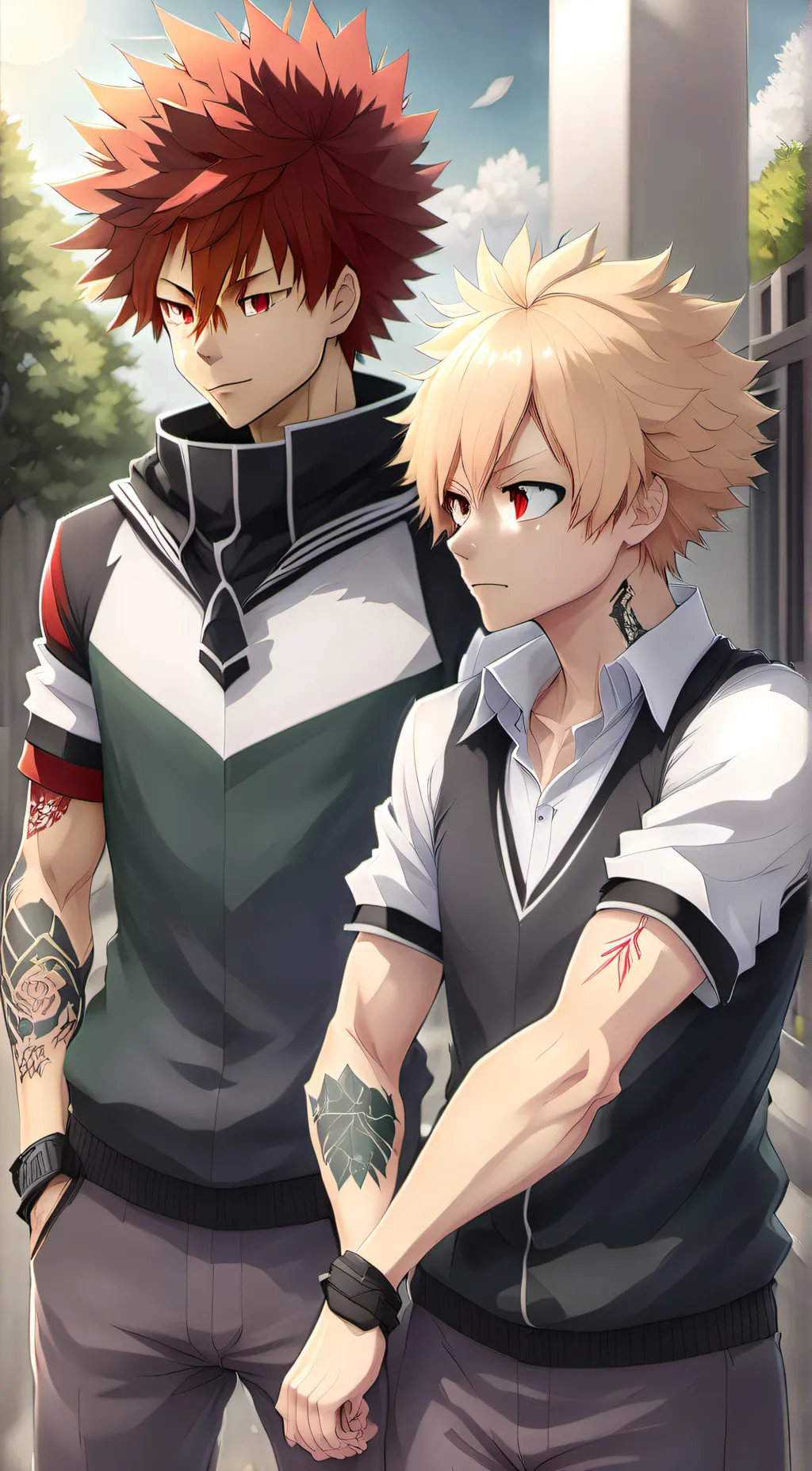 ai character: Kiribaku background