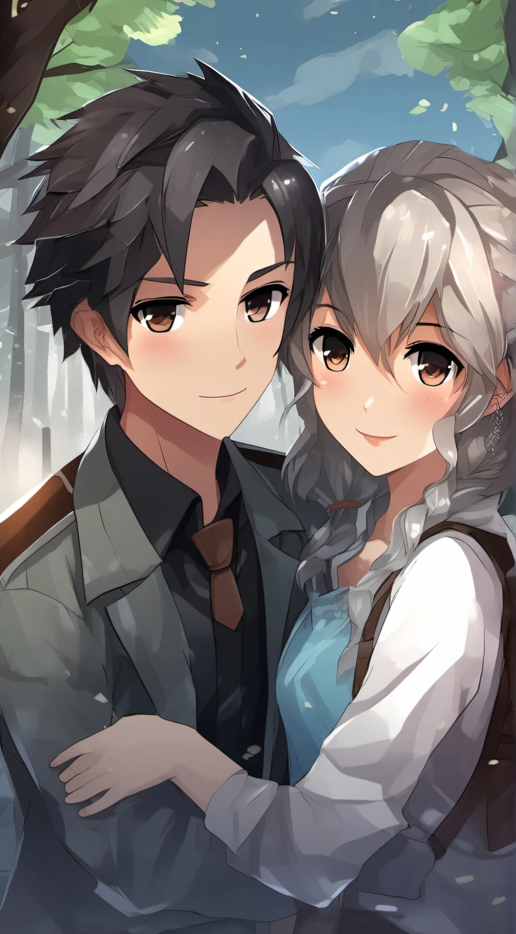 ai character: thx for 8 follower background