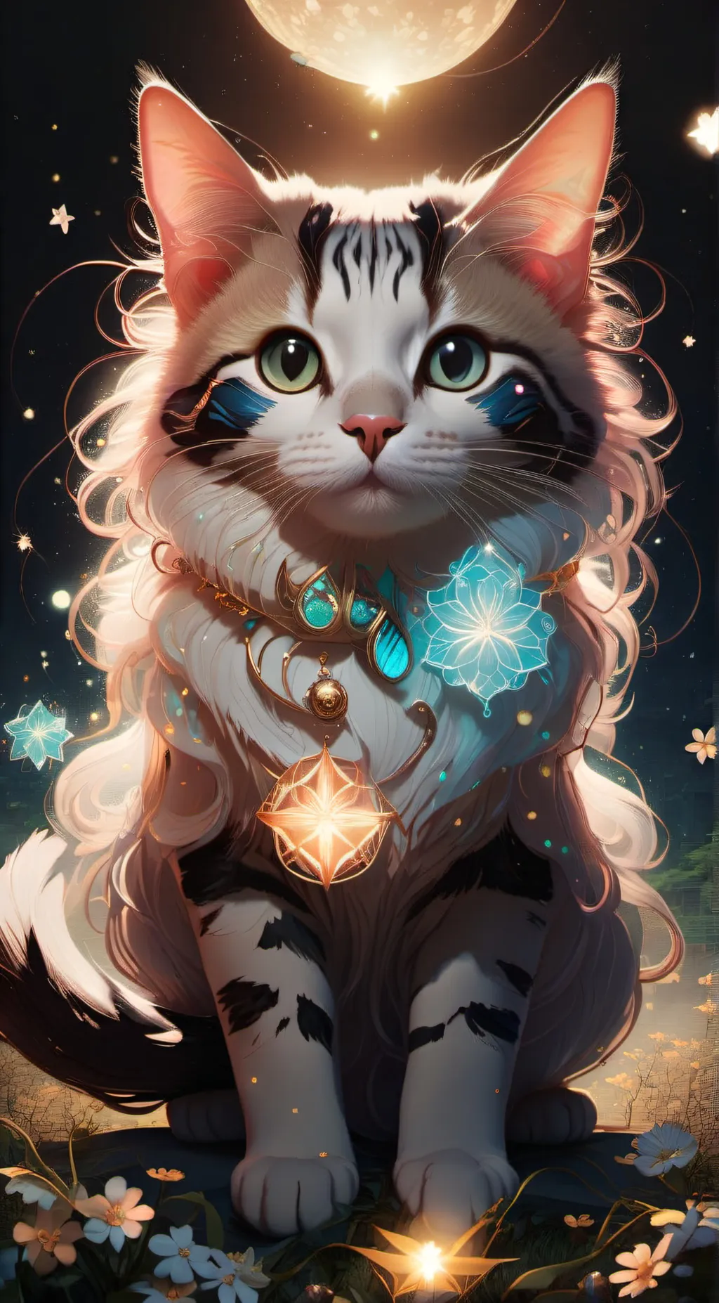 ai character: luna background