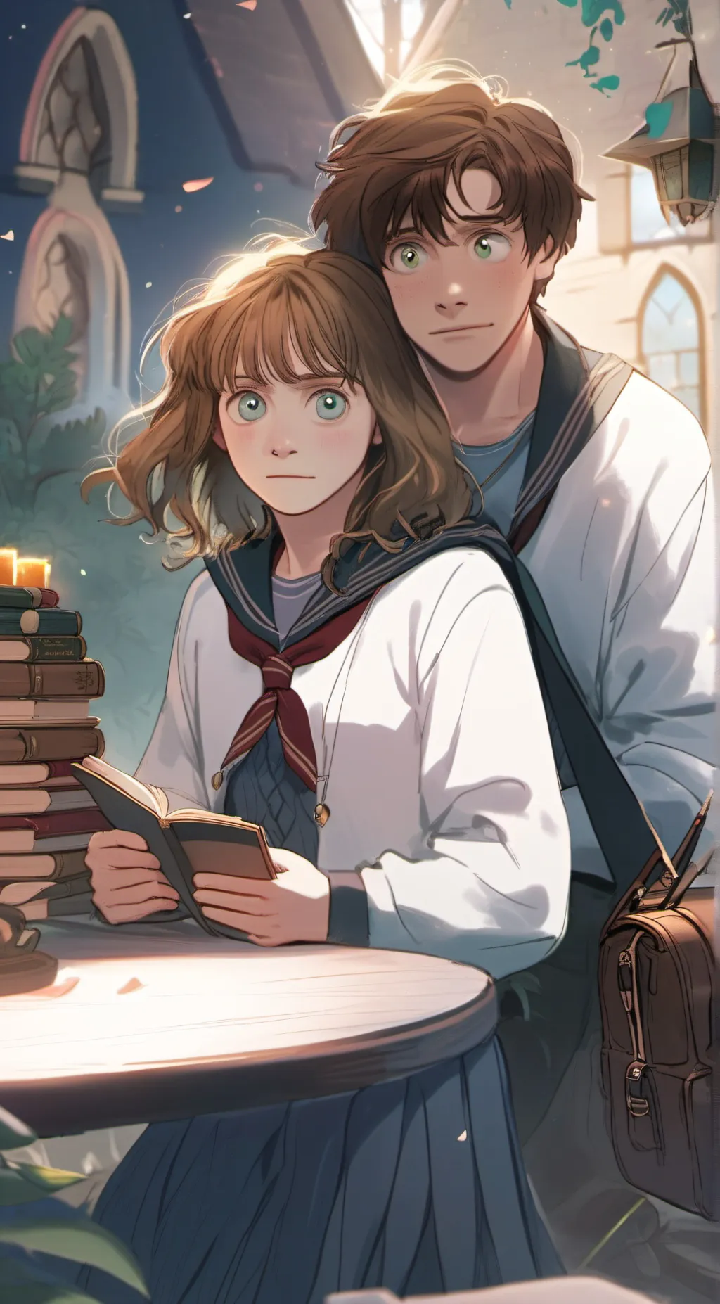 ai character: Ron Weasley  background