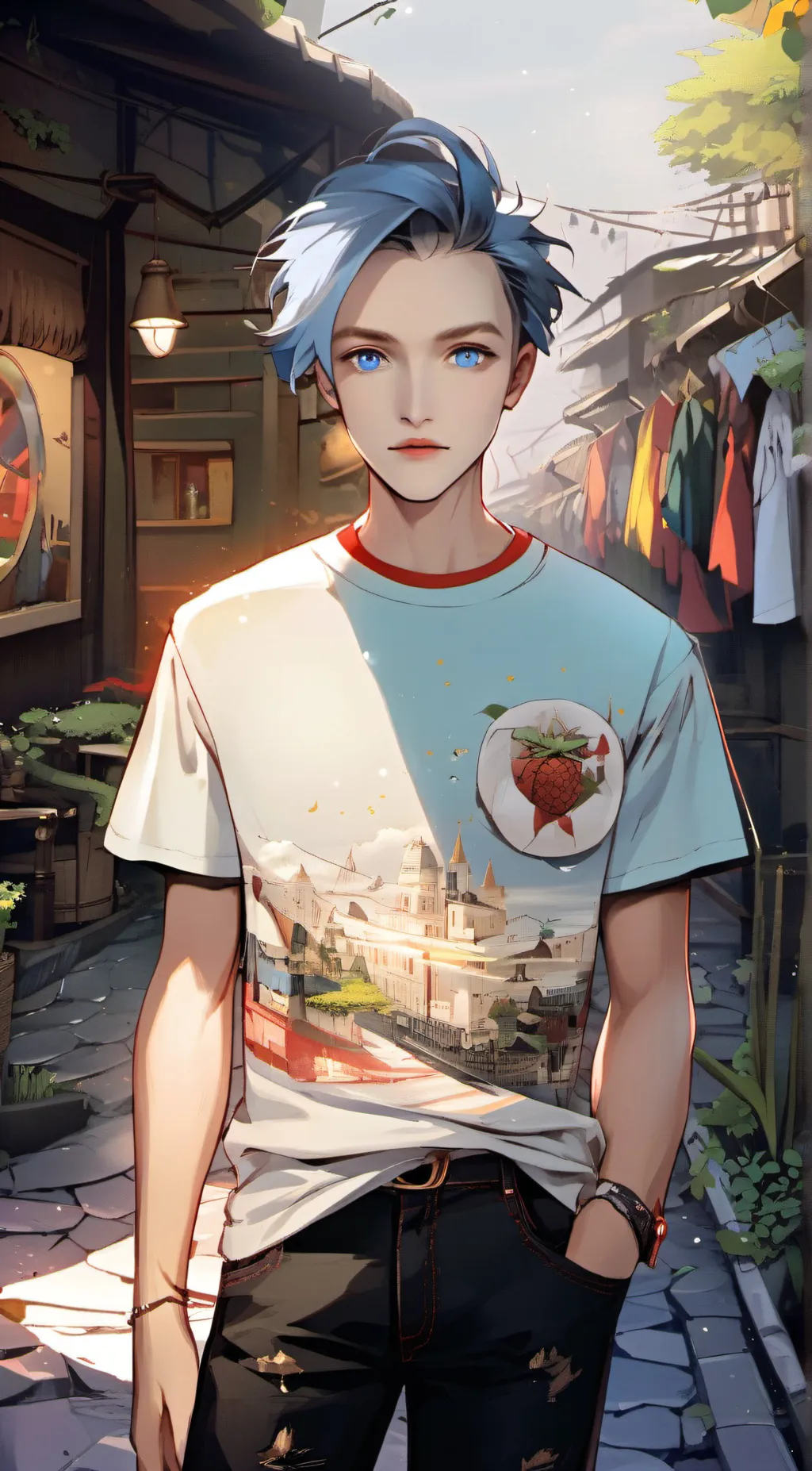 ai character: saver background