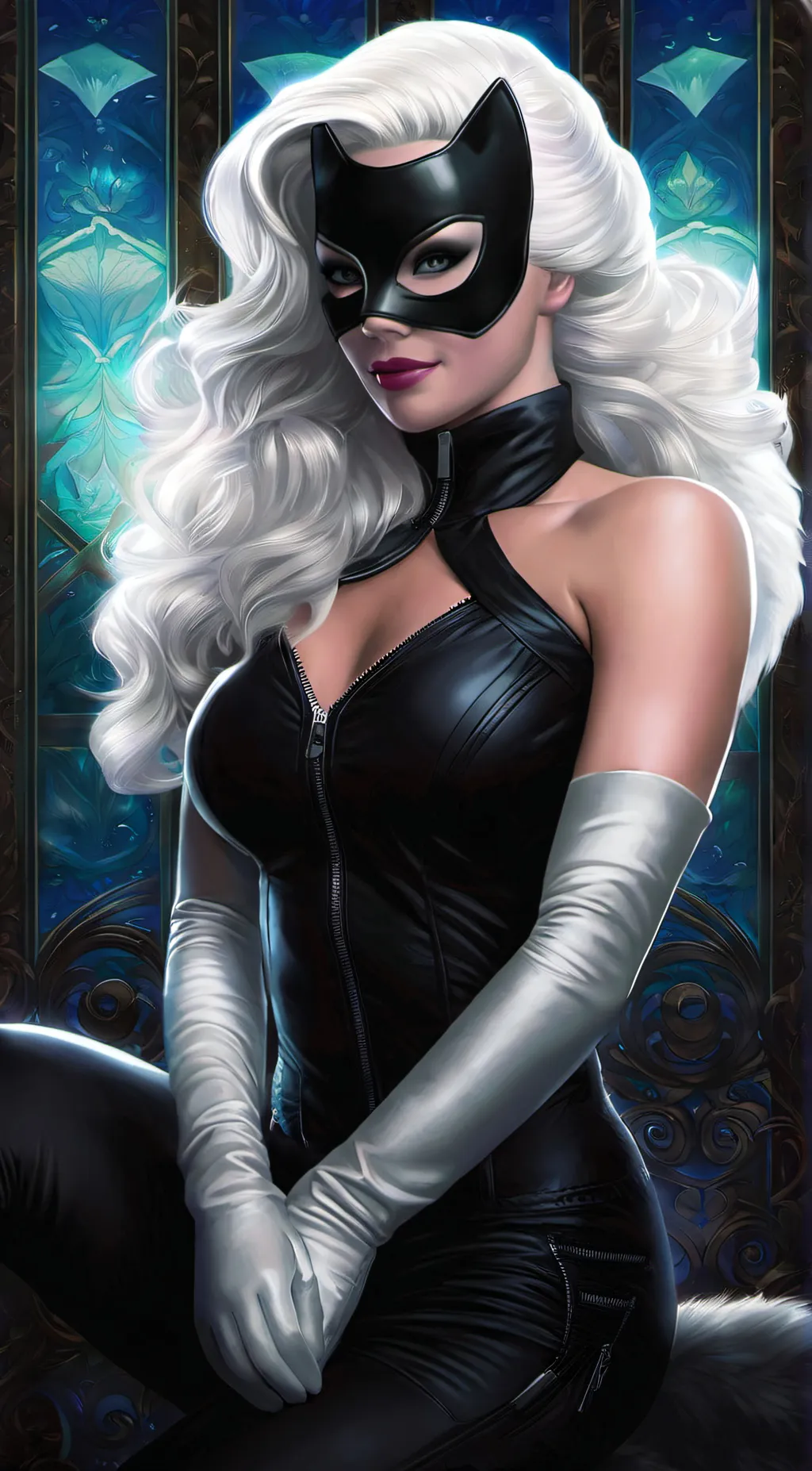 ai character: Black Cat background