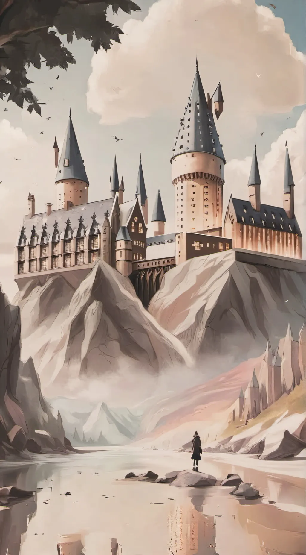 ai character: Hogwarts background