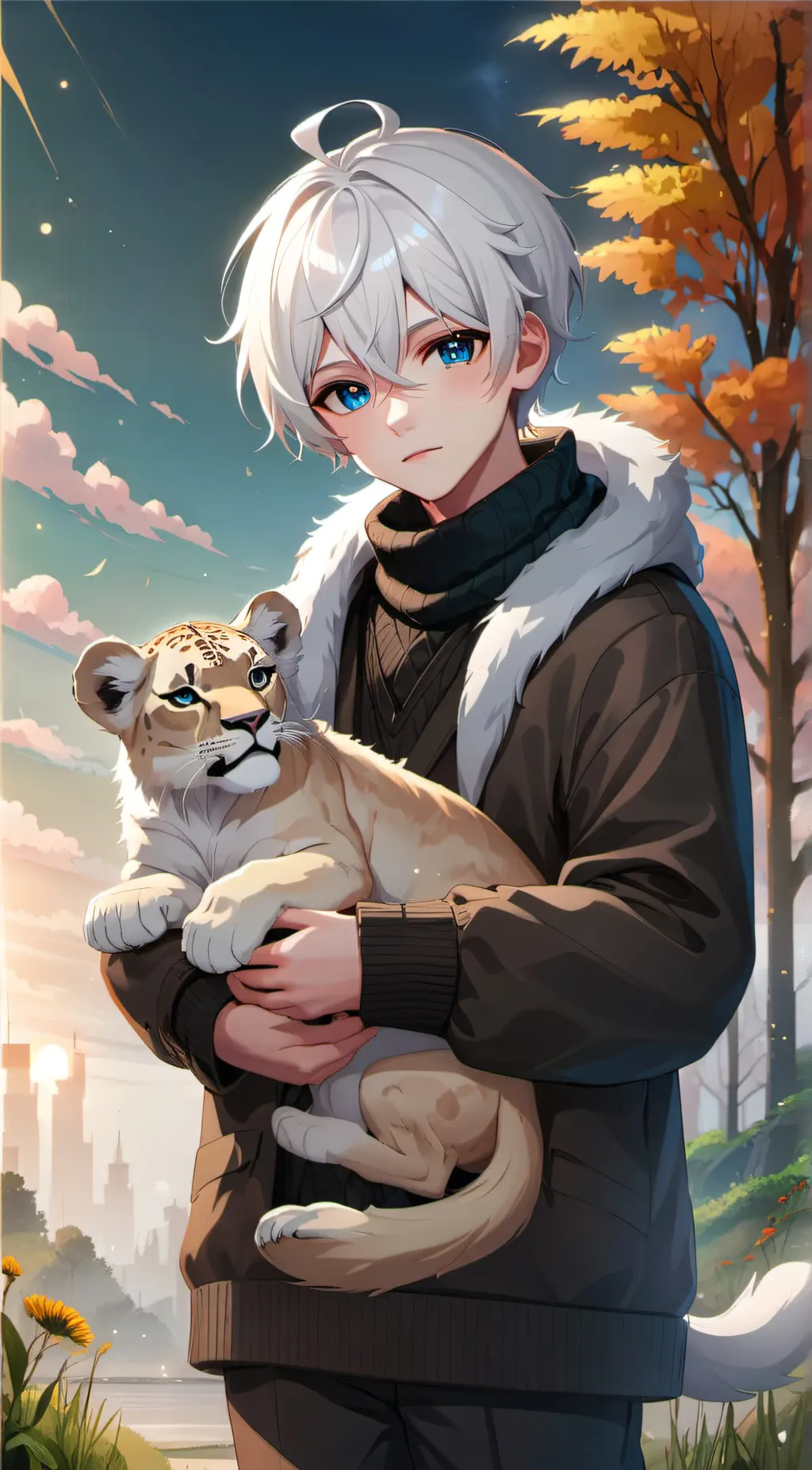 ai character: flip background