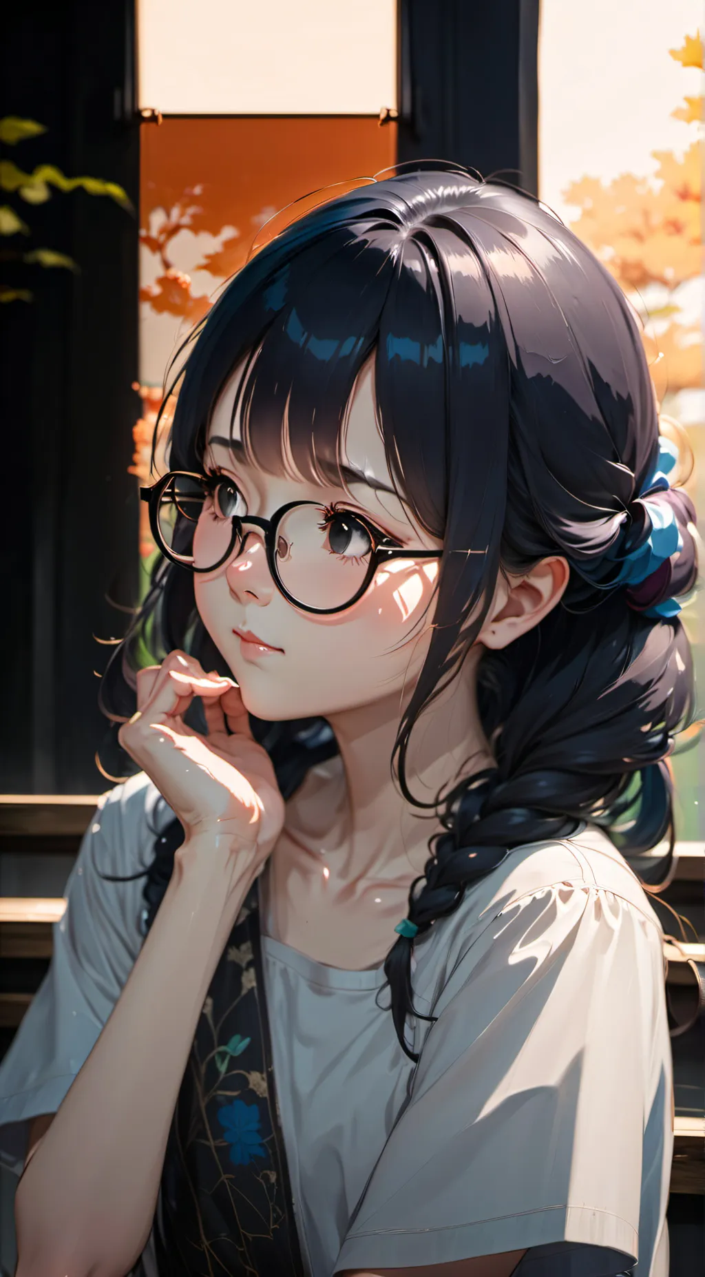 ai character: Jennie  background