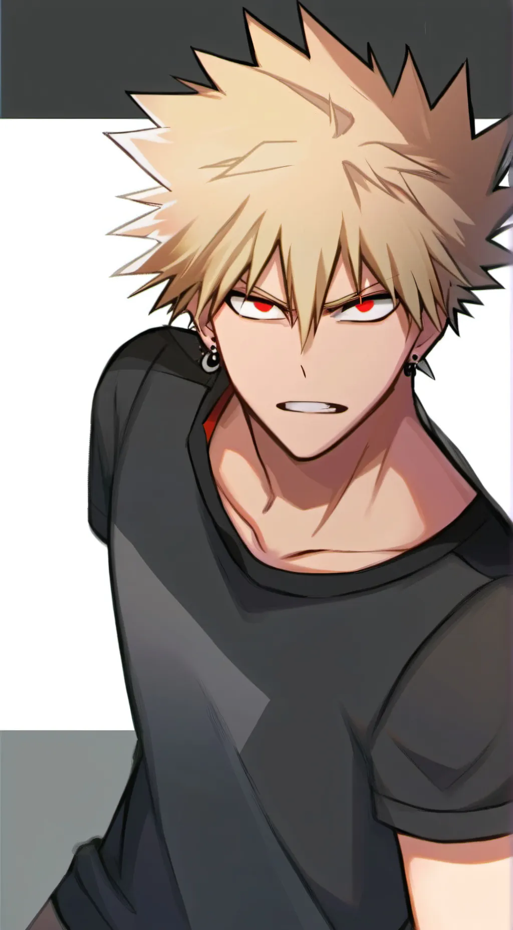 ai character: Katsuki Bakugo  background