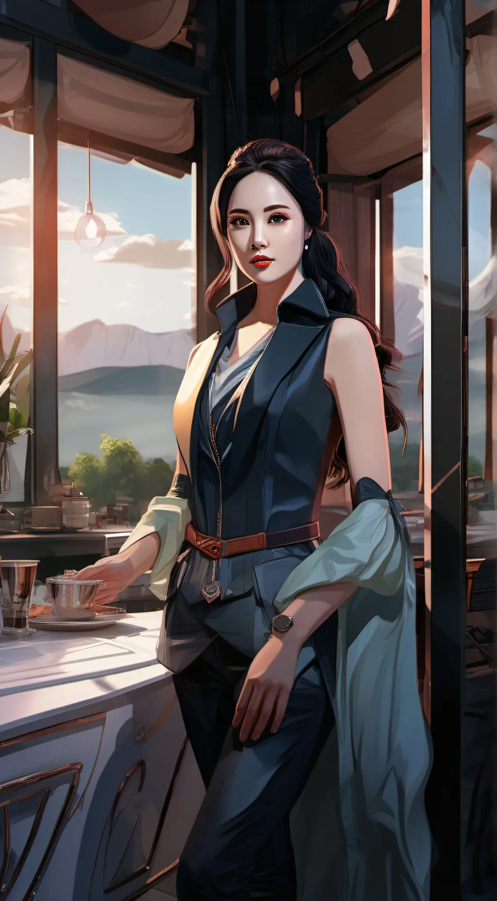 ai character: Angeldust background