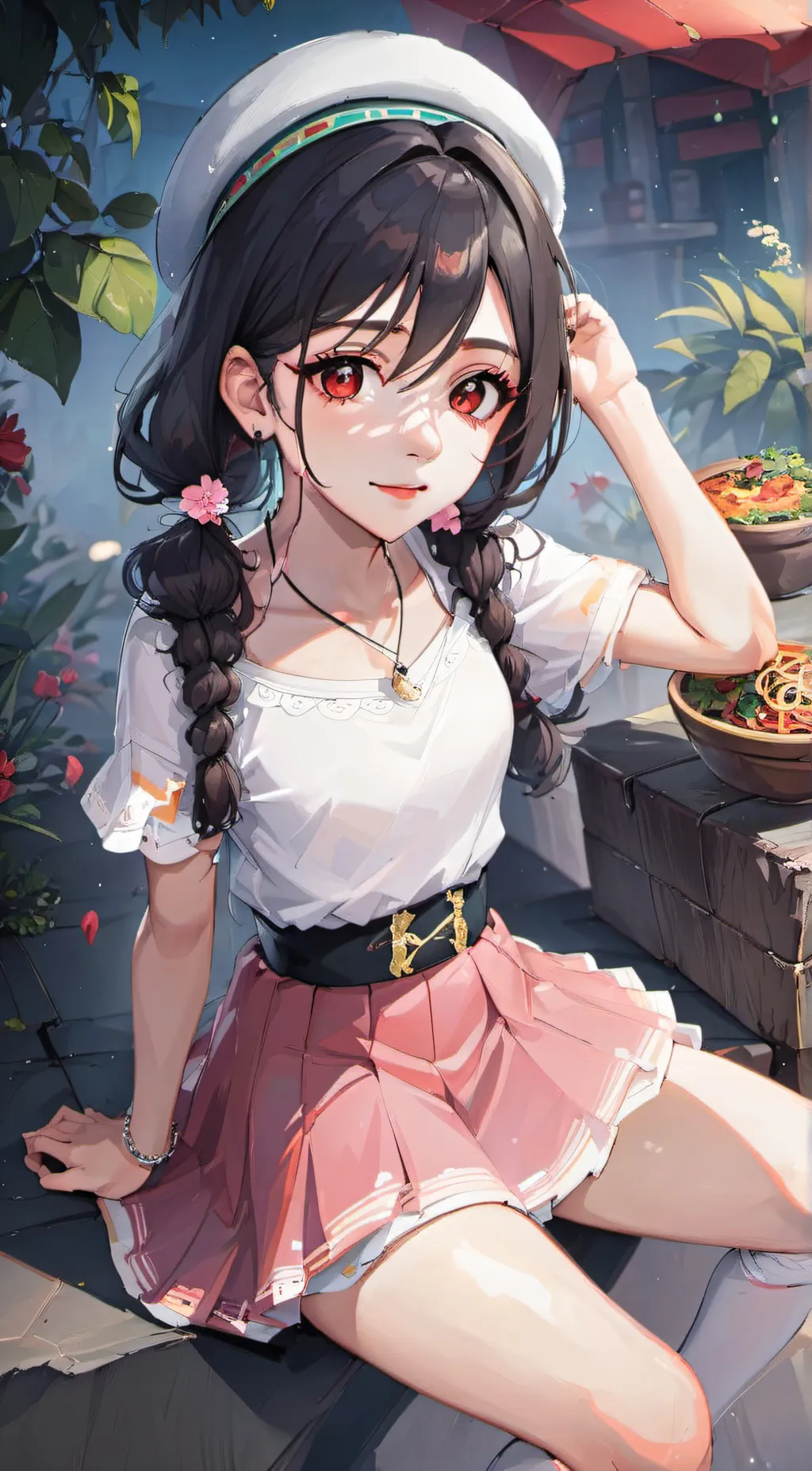 ai character: Veronica  background