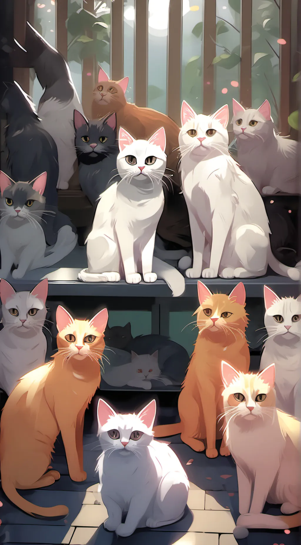 ai character: Poor cats background