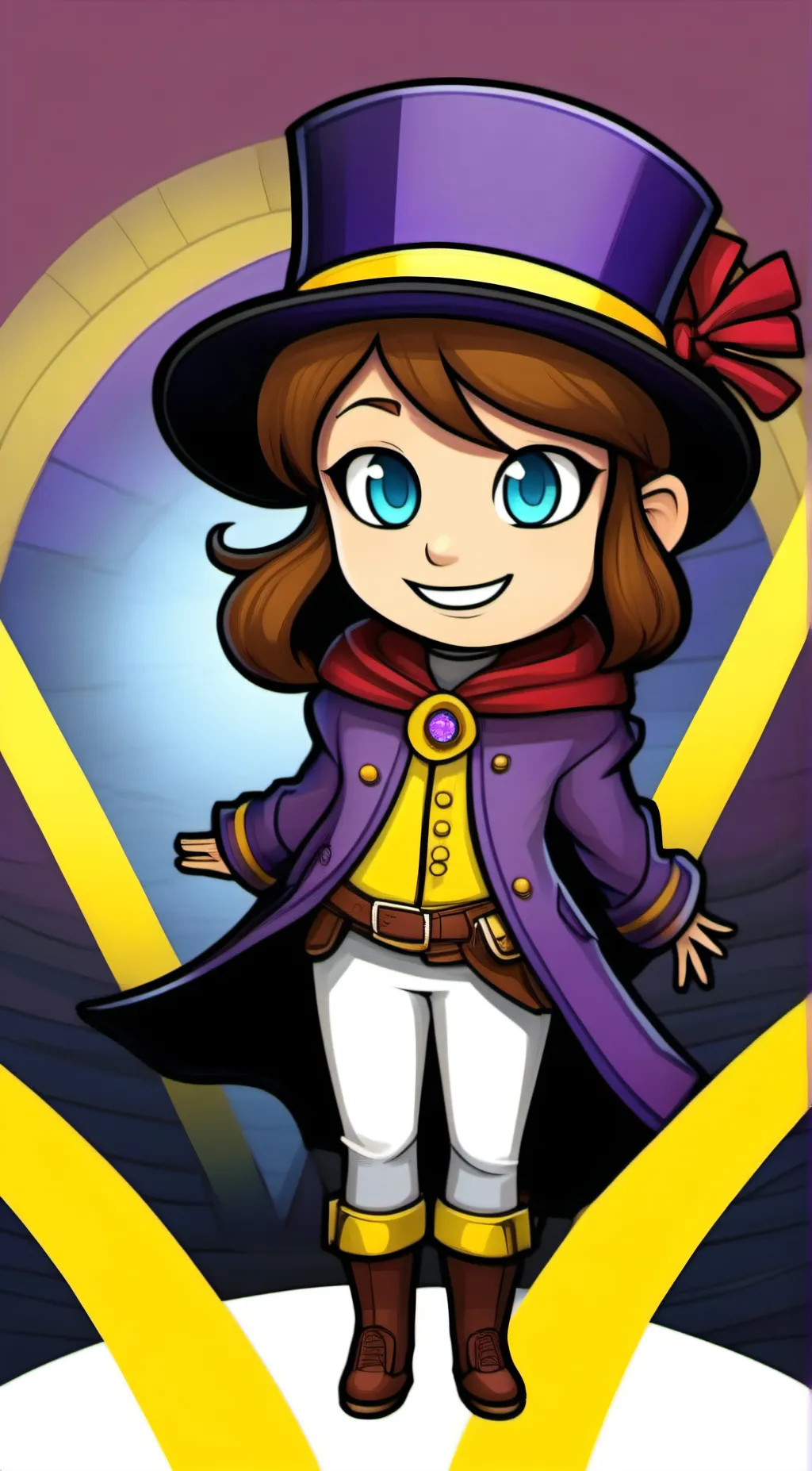ai character: Hat Kid background