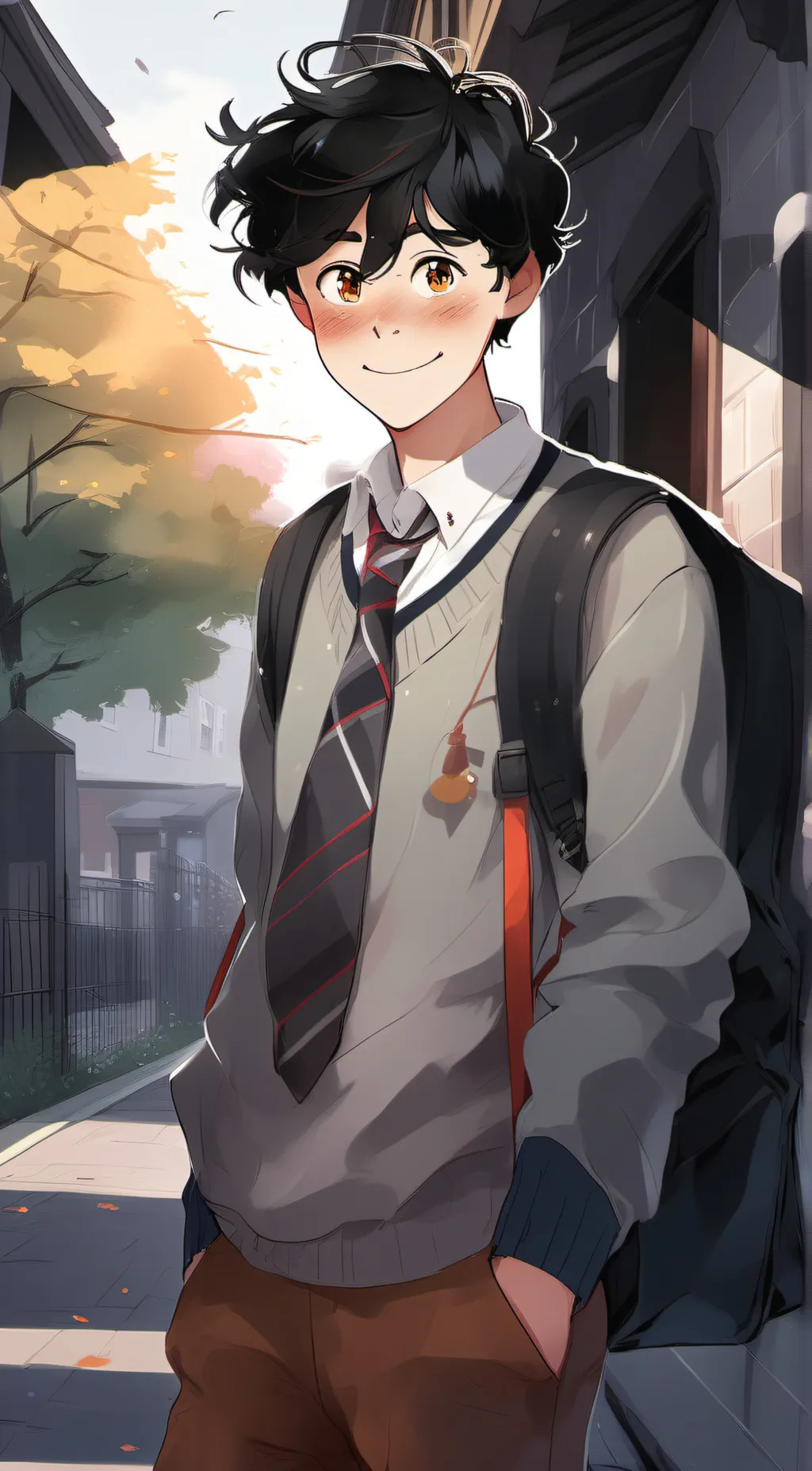 ai character: Charlie spring background