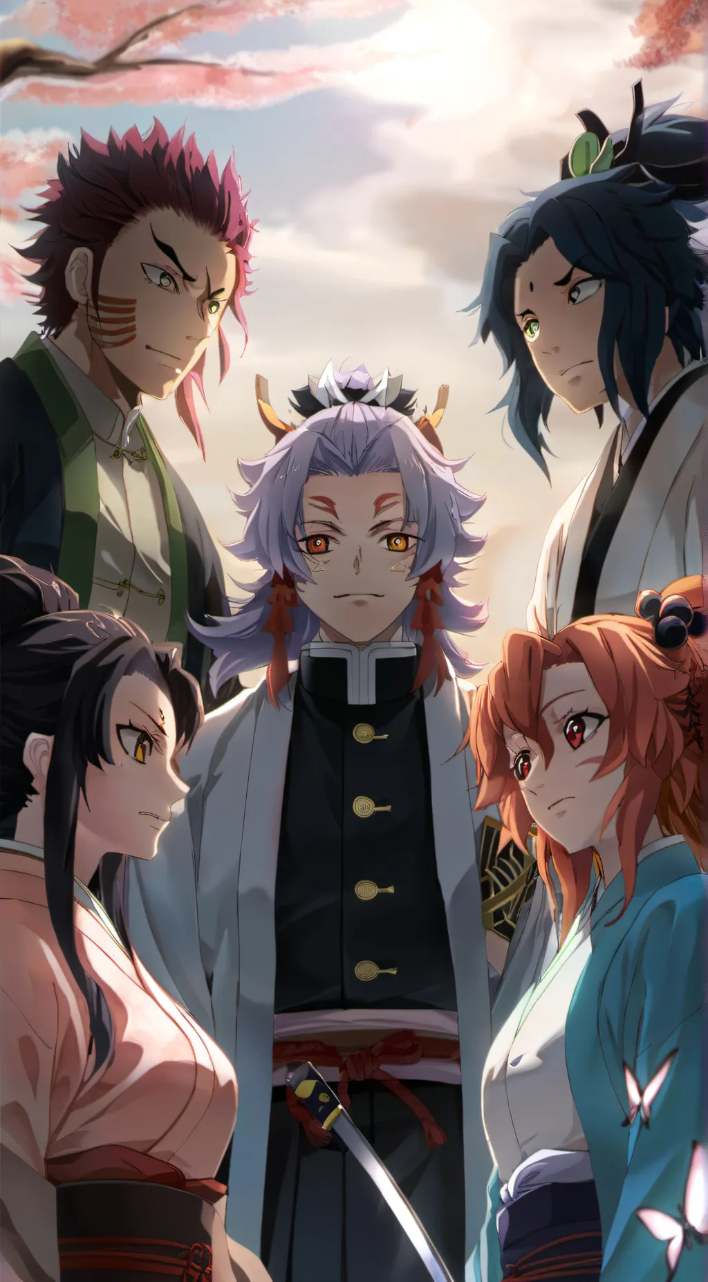 ai character: Hashiras background