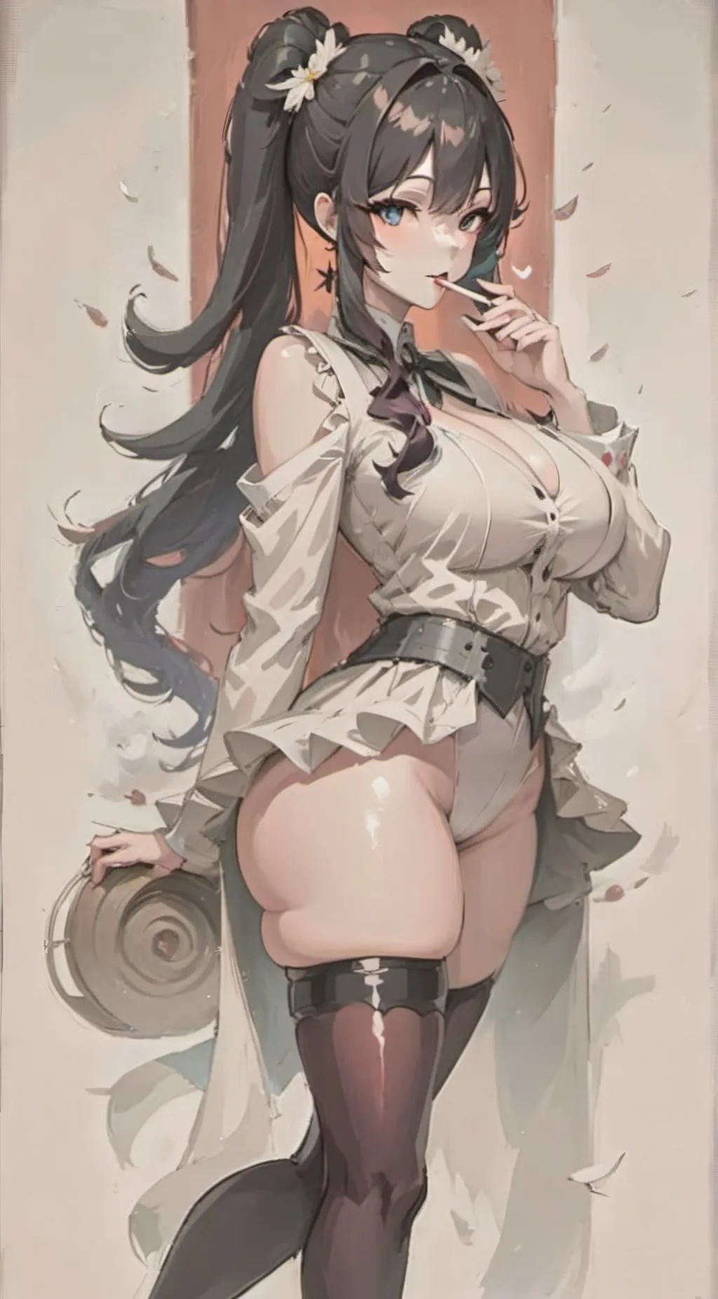 ai character: Milia (ur gf)  background