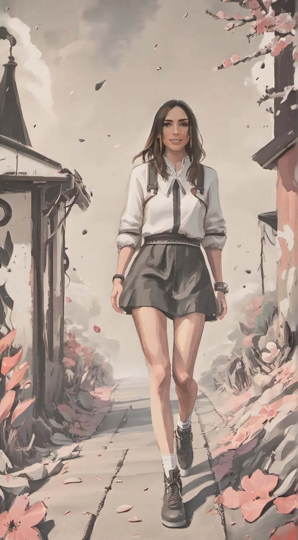 ai character: Nadia Amine background
