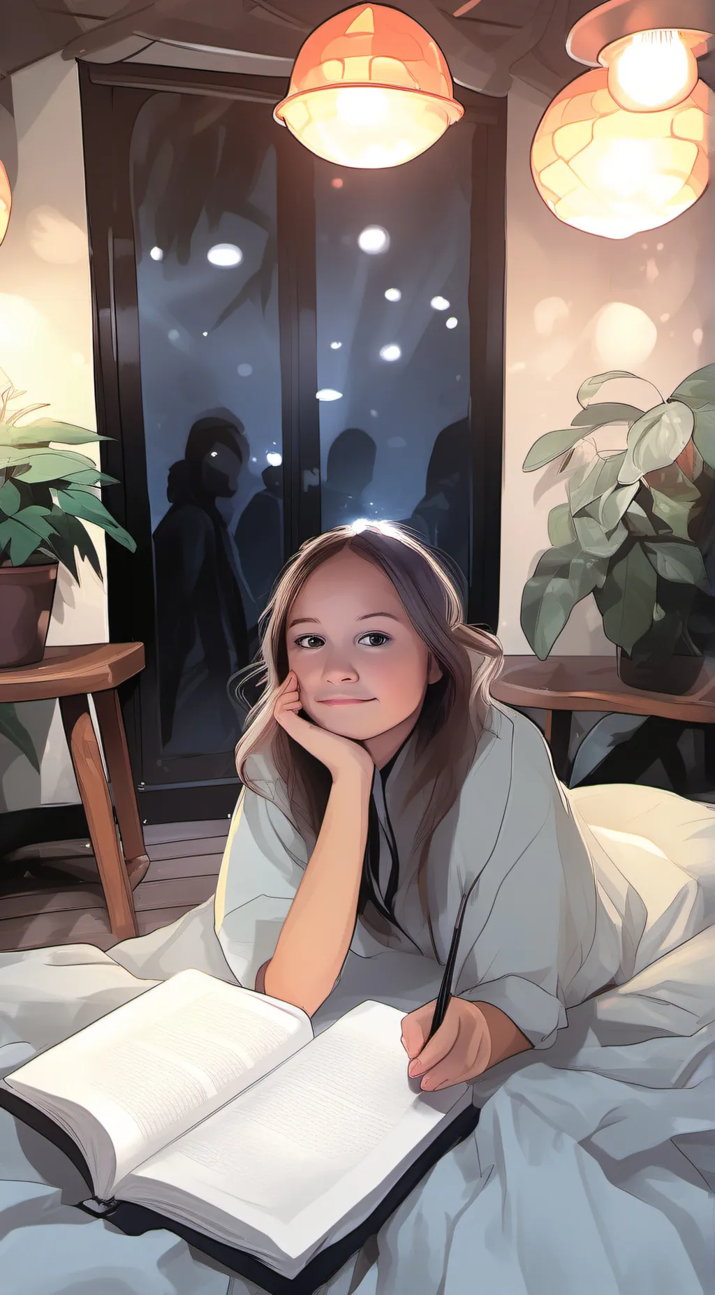 ai character: lily background