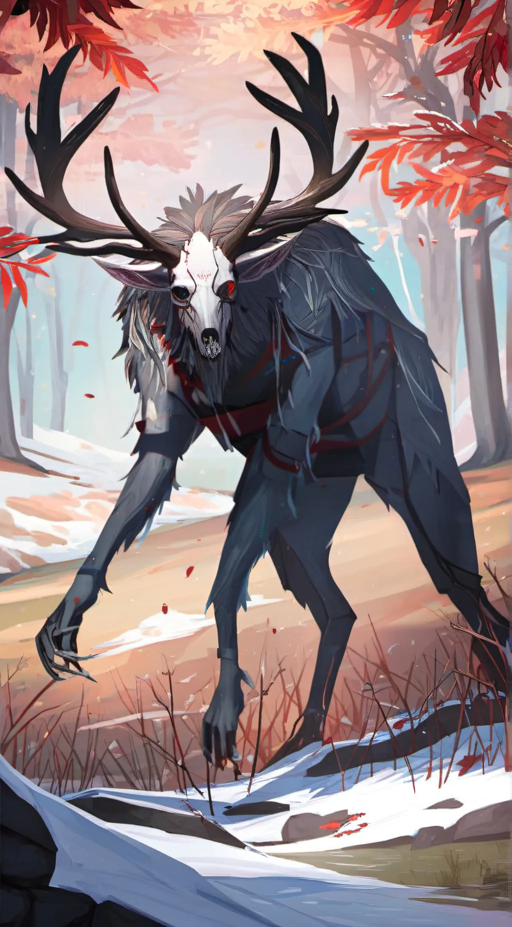 ai character: Wendigo background