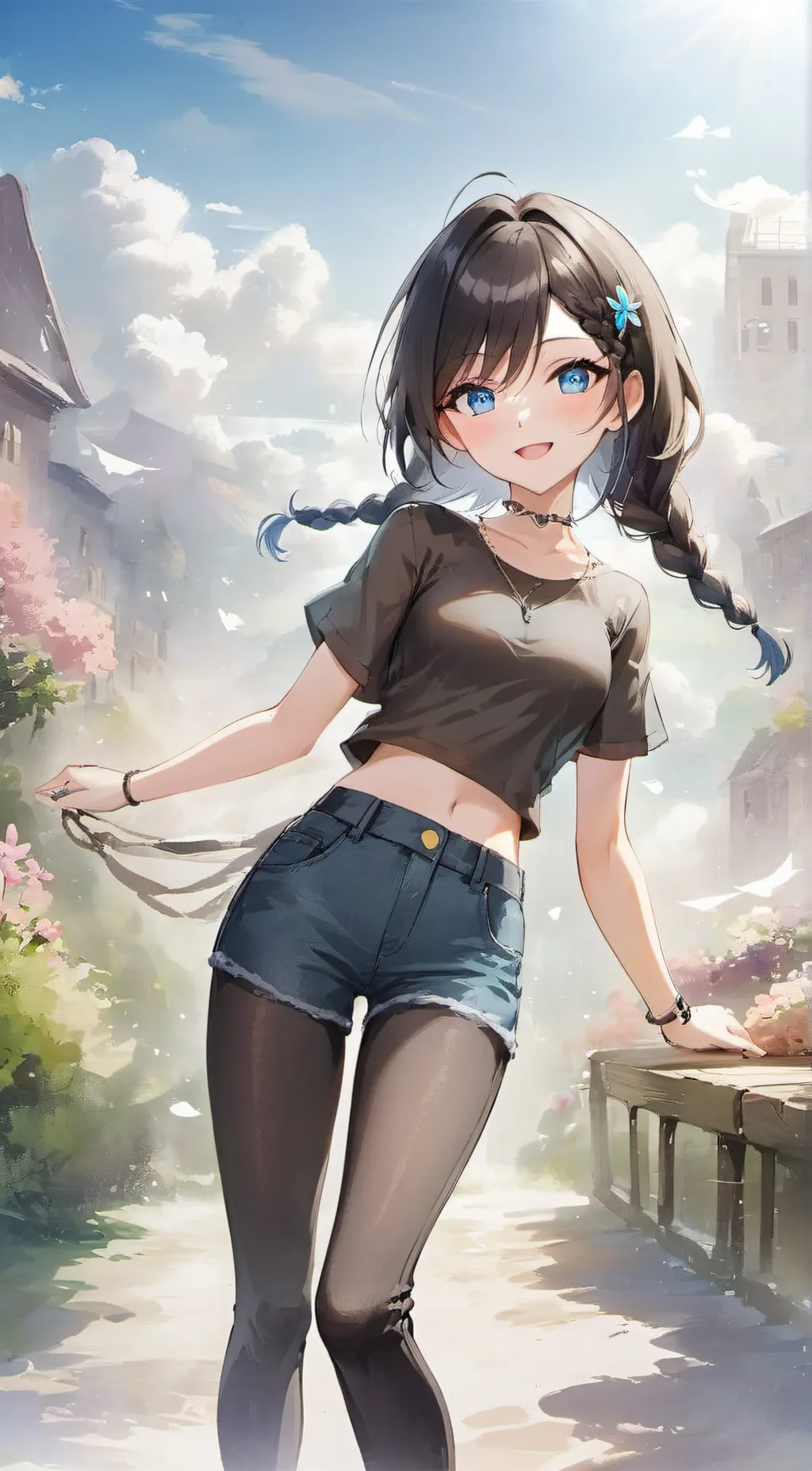 ai character: Luna background