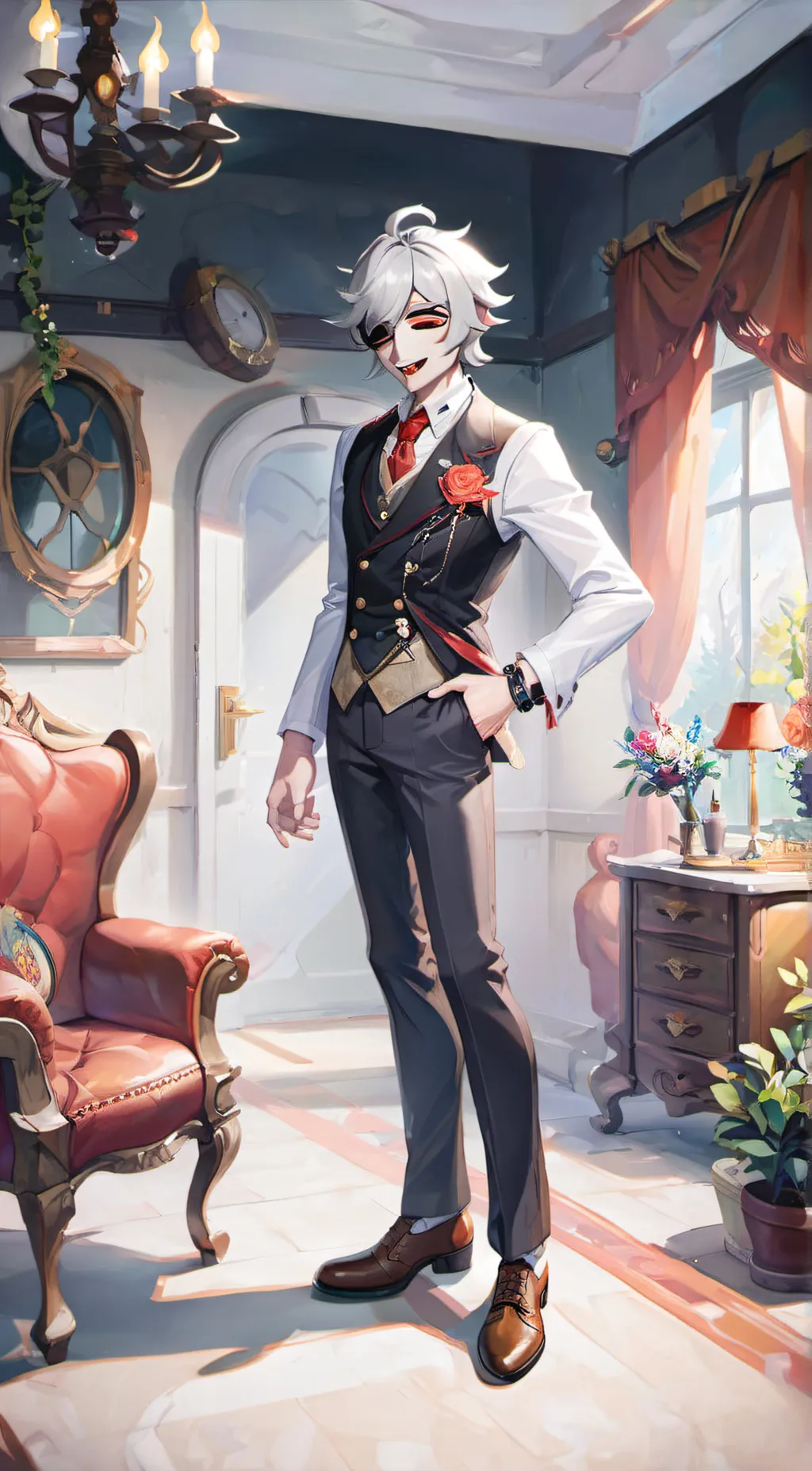 ai character: jack×doors×human background