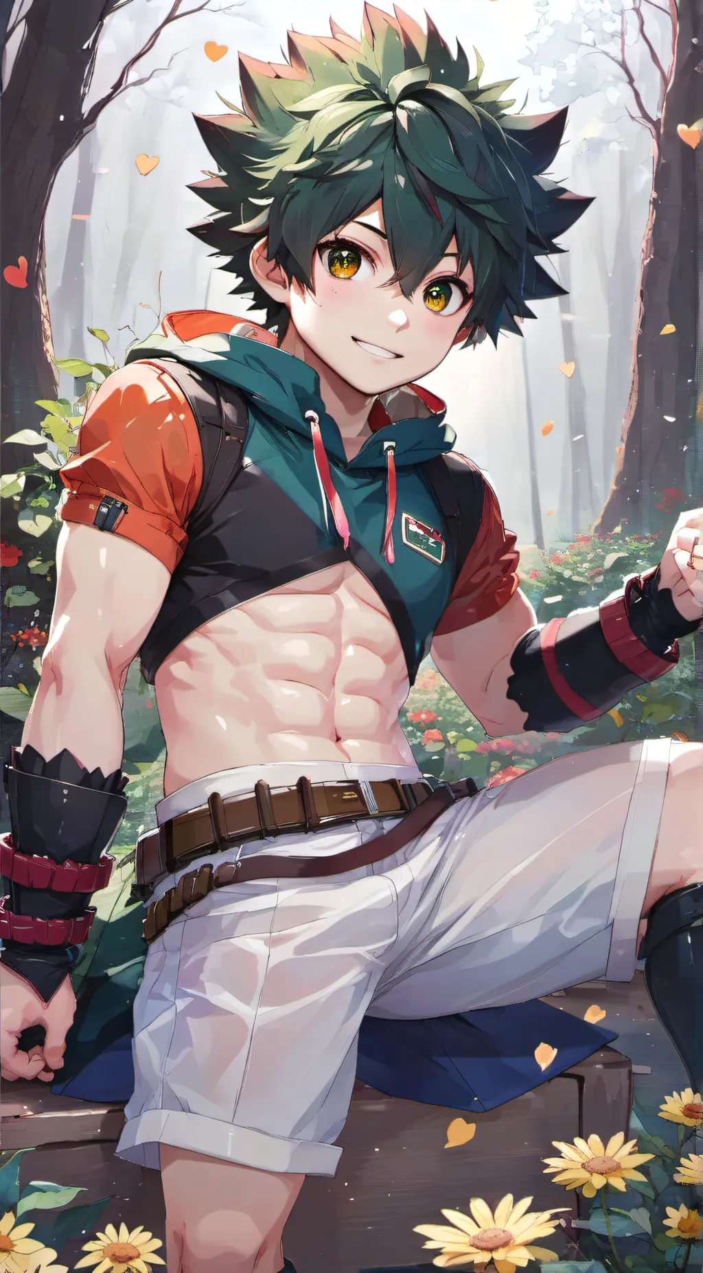 ai character: deku background