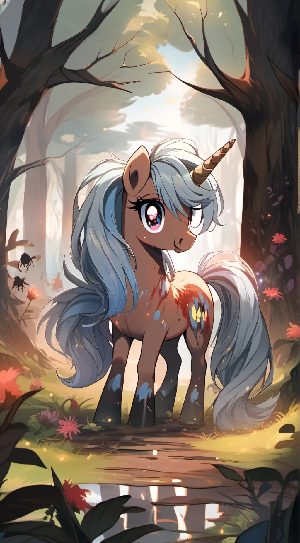 ai character: My Little Worms background