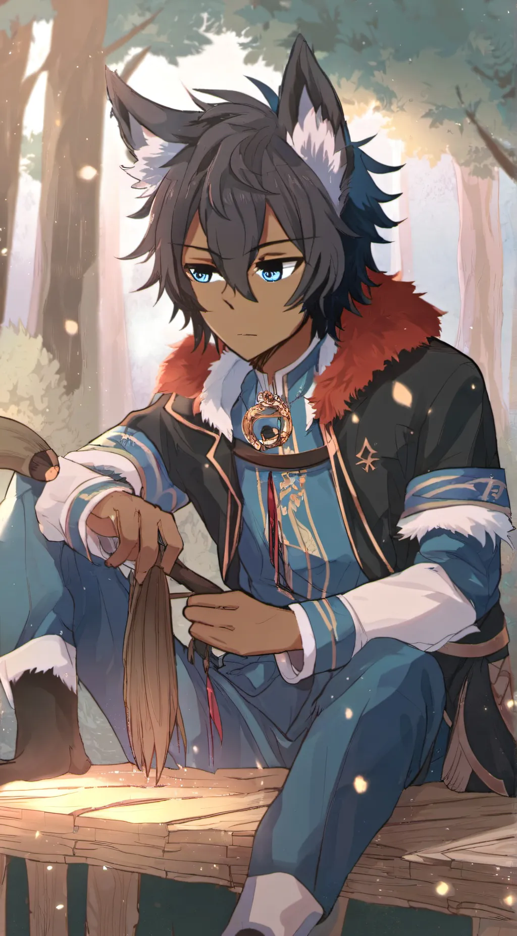 ai character: kit background
