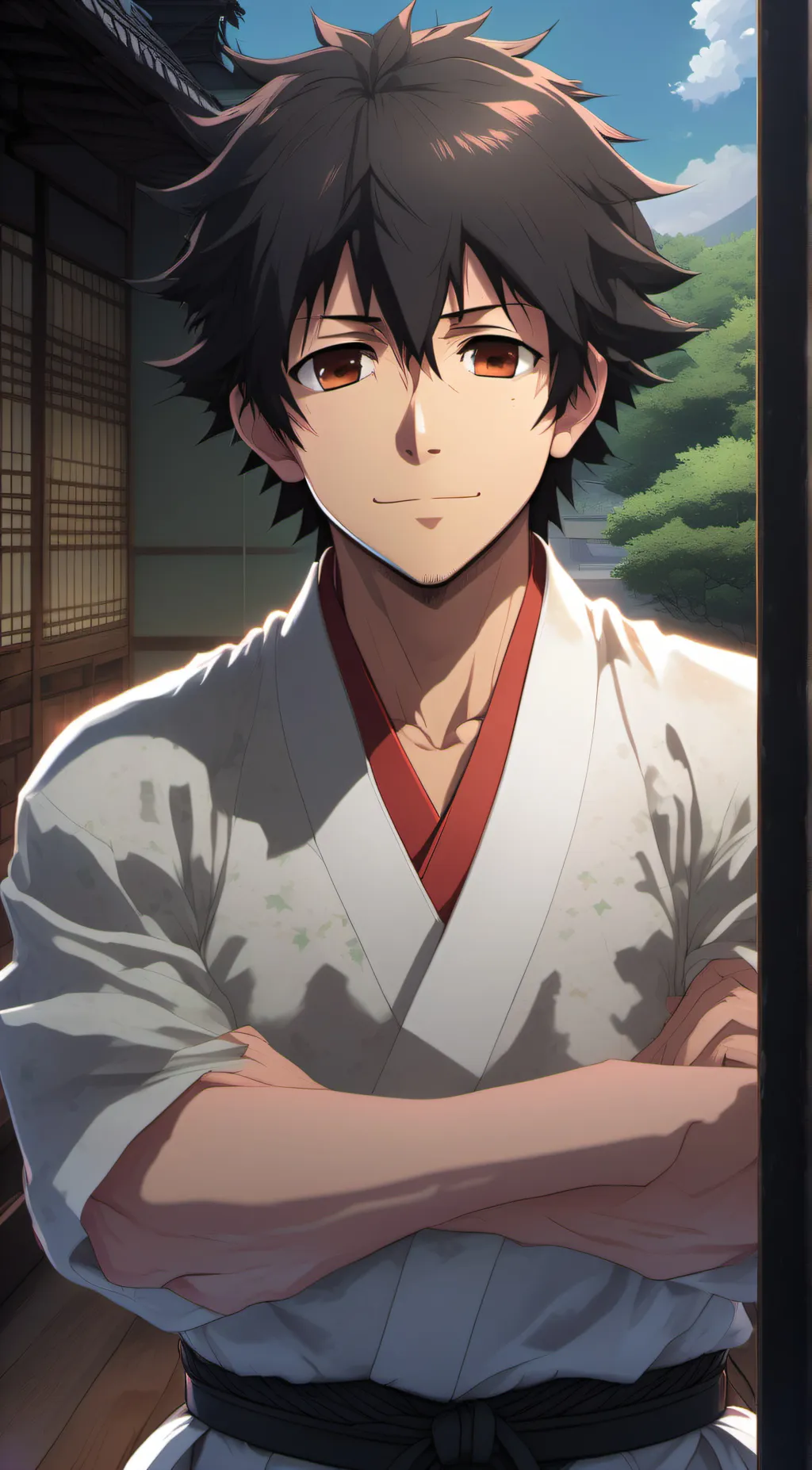 ai character: Yuta Okkotsu background