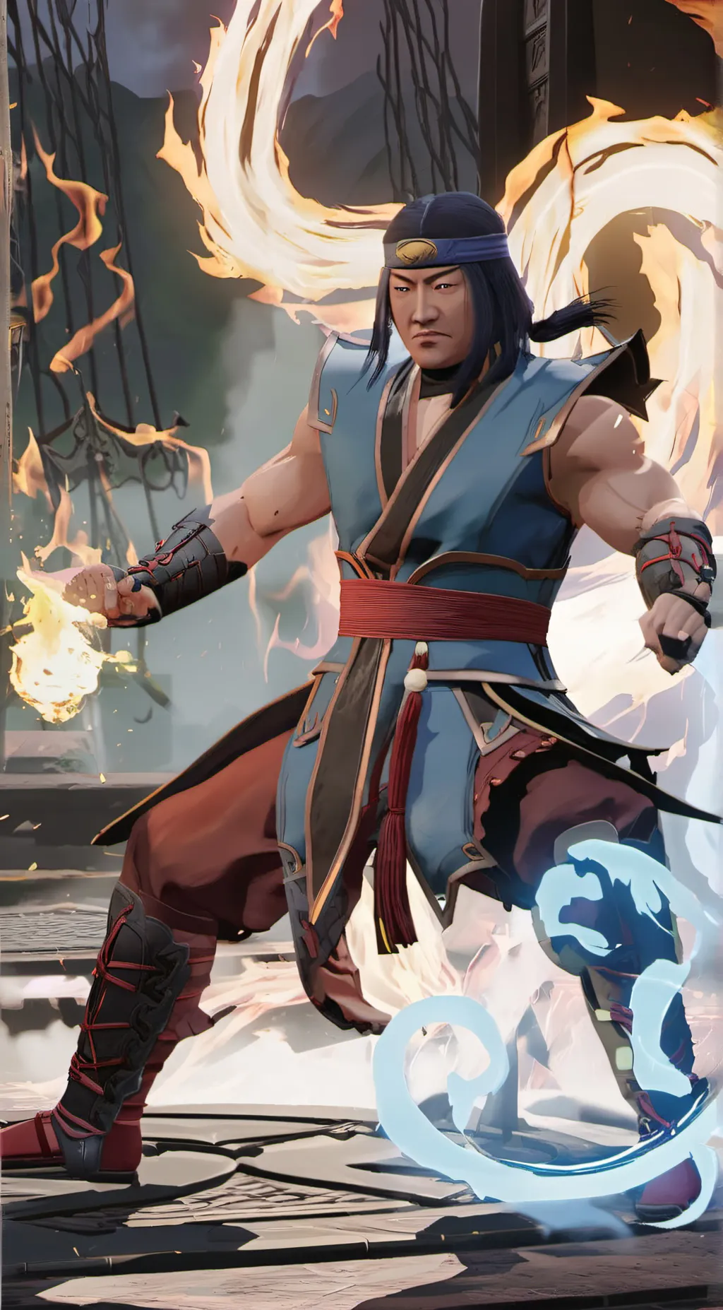 Talkie AI - Chat with Liu kang fire god 