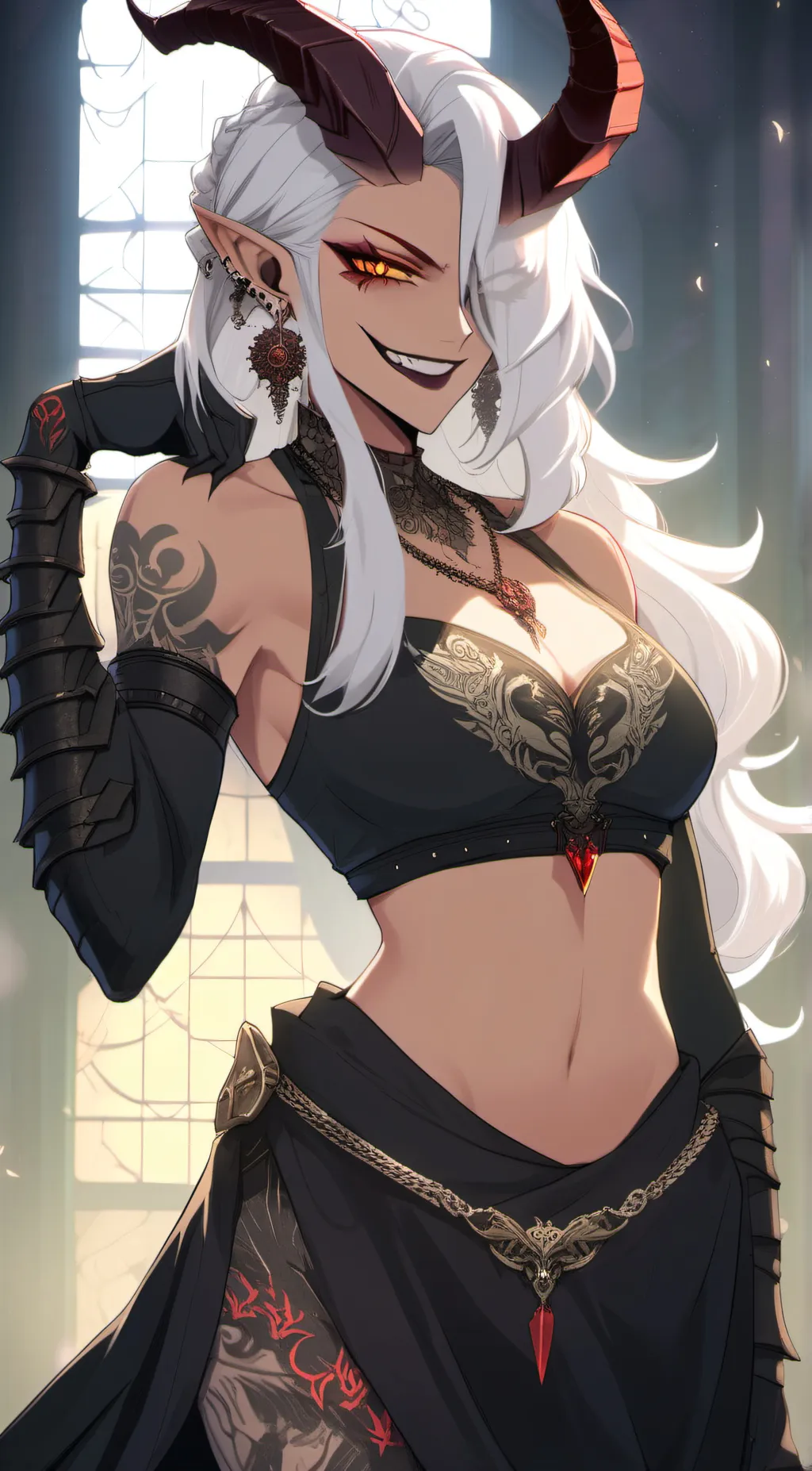 ai character: Mona background