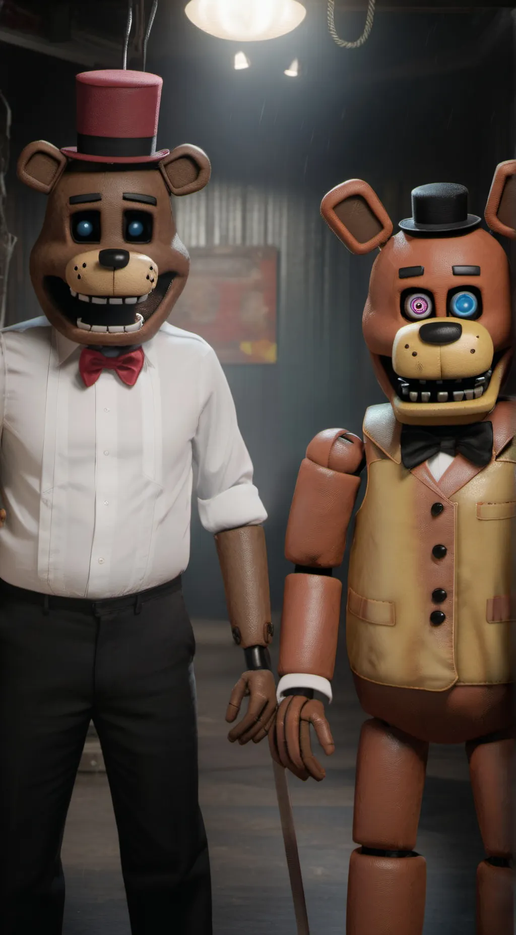 ai character: Scott Cawthon  background