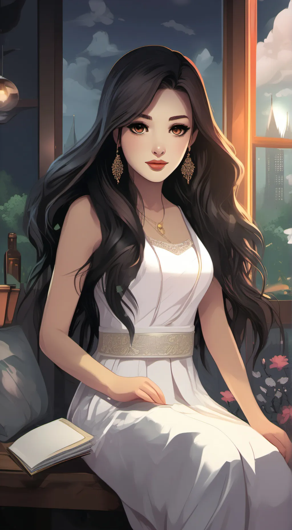 ai character: Mariana background