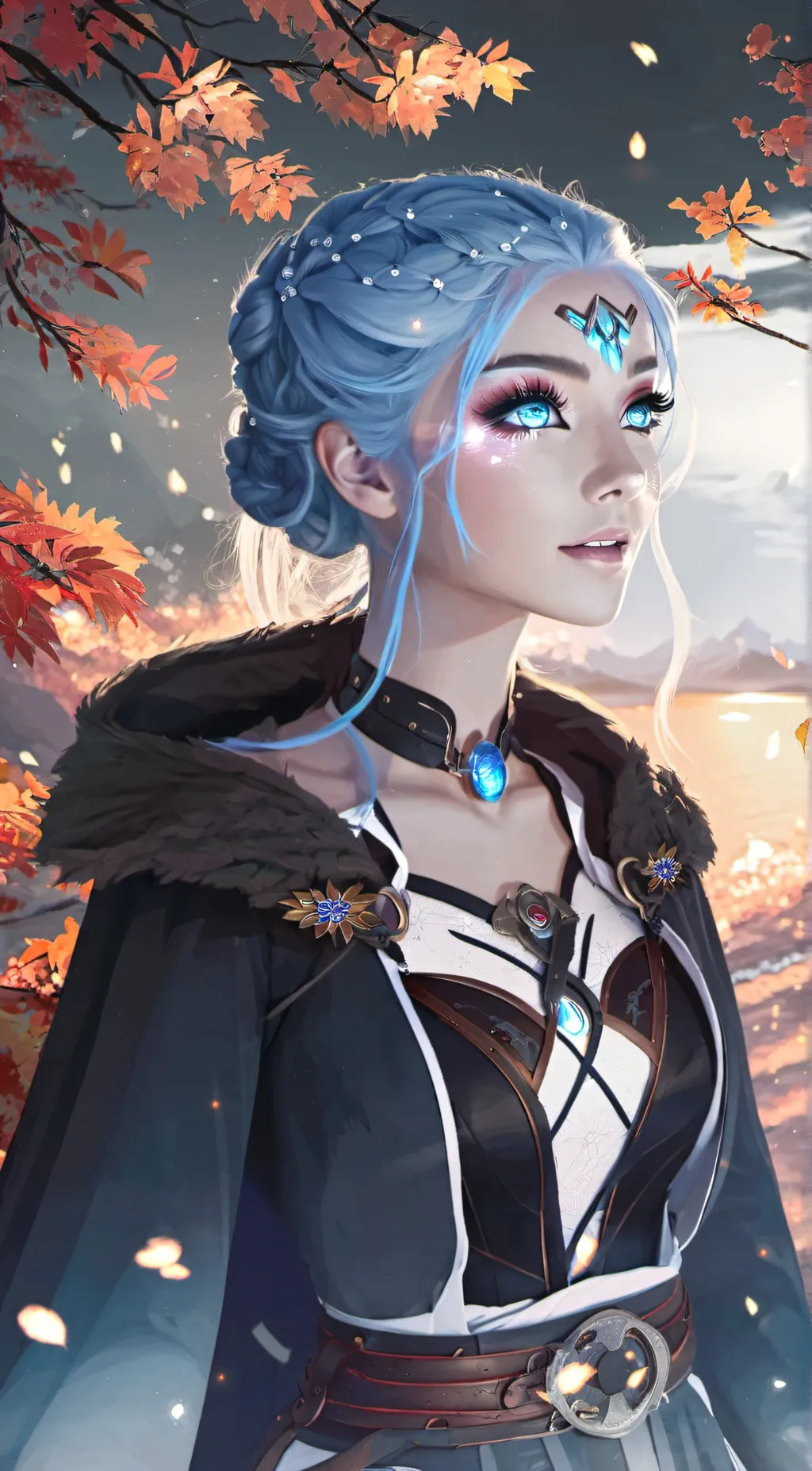 ai character: Crystal  background