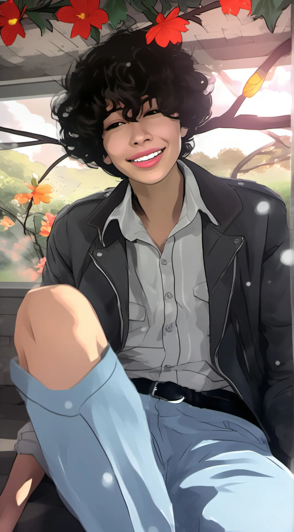 ai character: Sam  background
