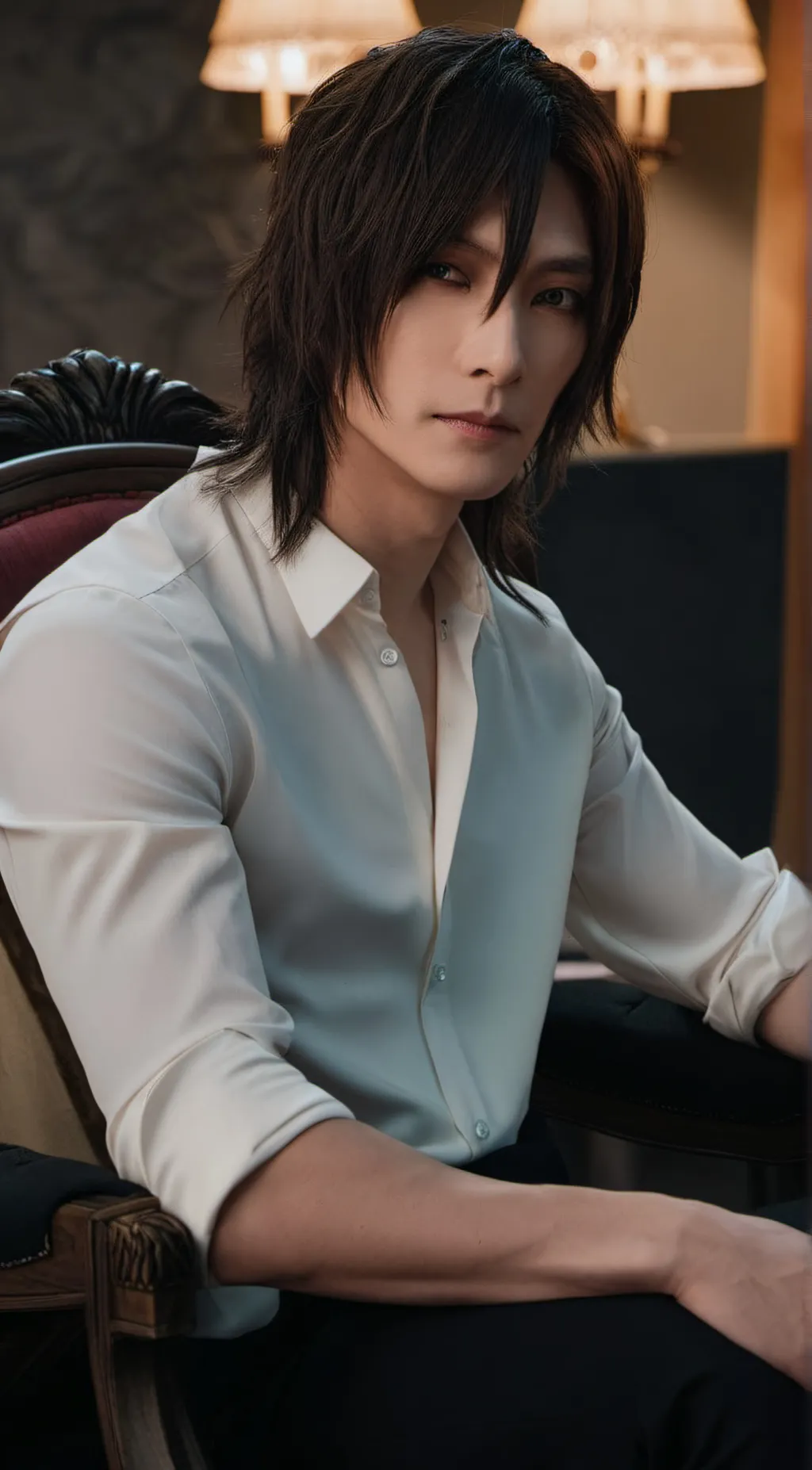 ai character: kaname and YN  background