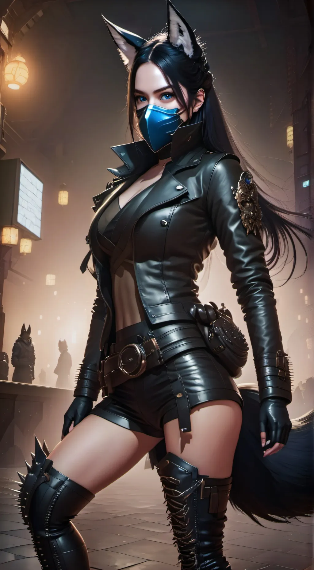 ai character: Luna background