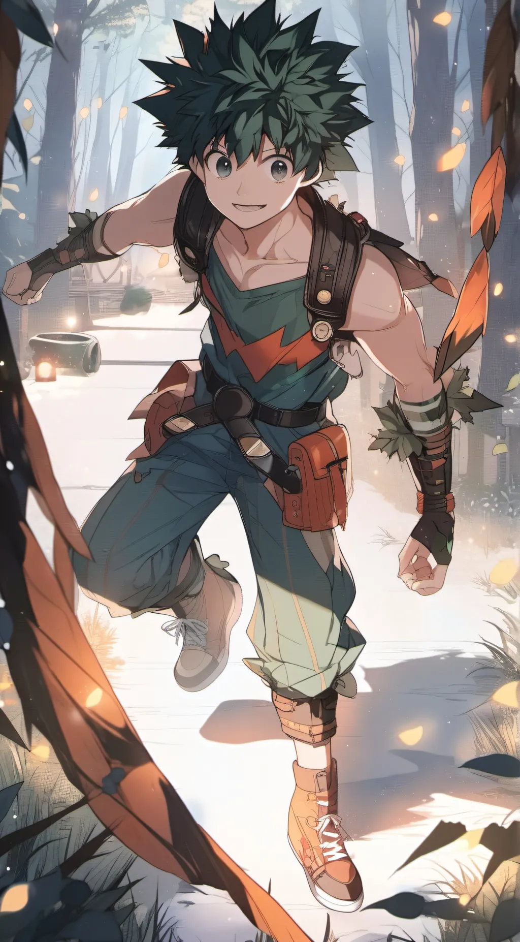 ai character: izuku midorya/deku background