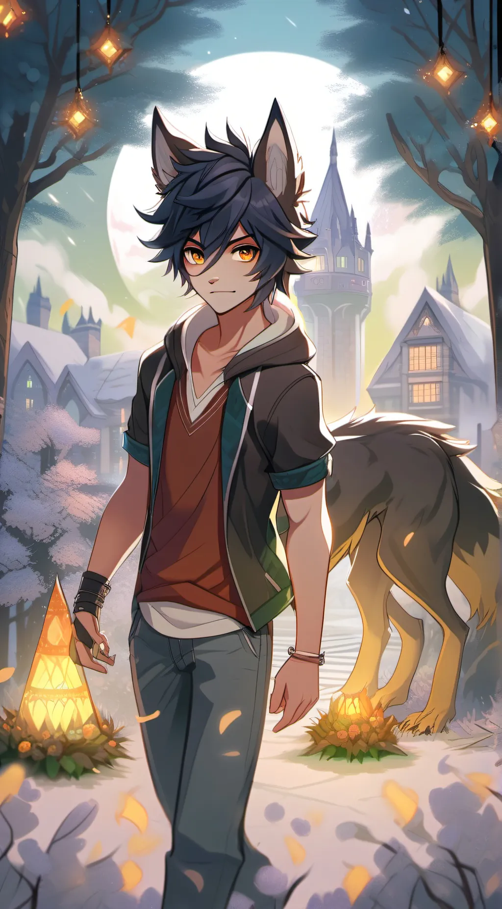 ai character: Aaron background