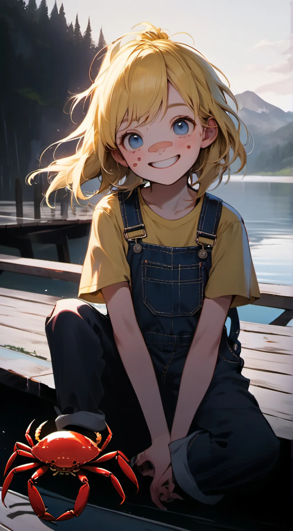 ai character: Lightbulb! background