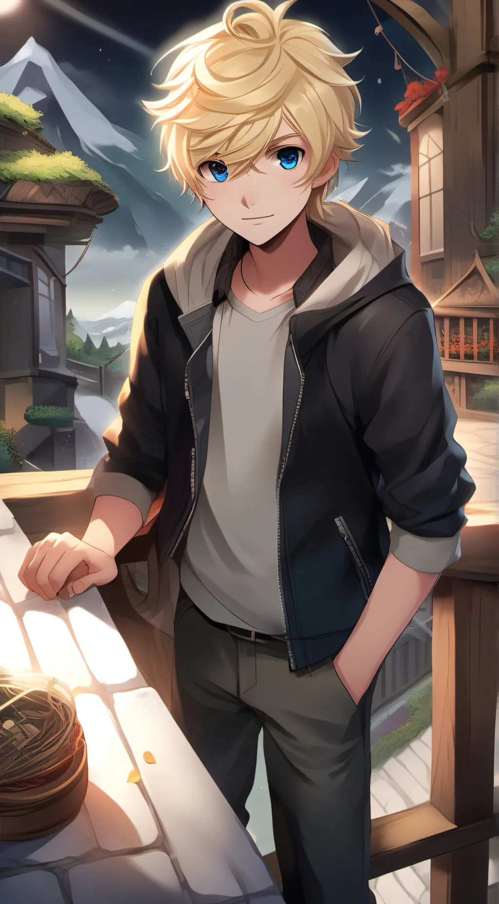 ai character: tom background