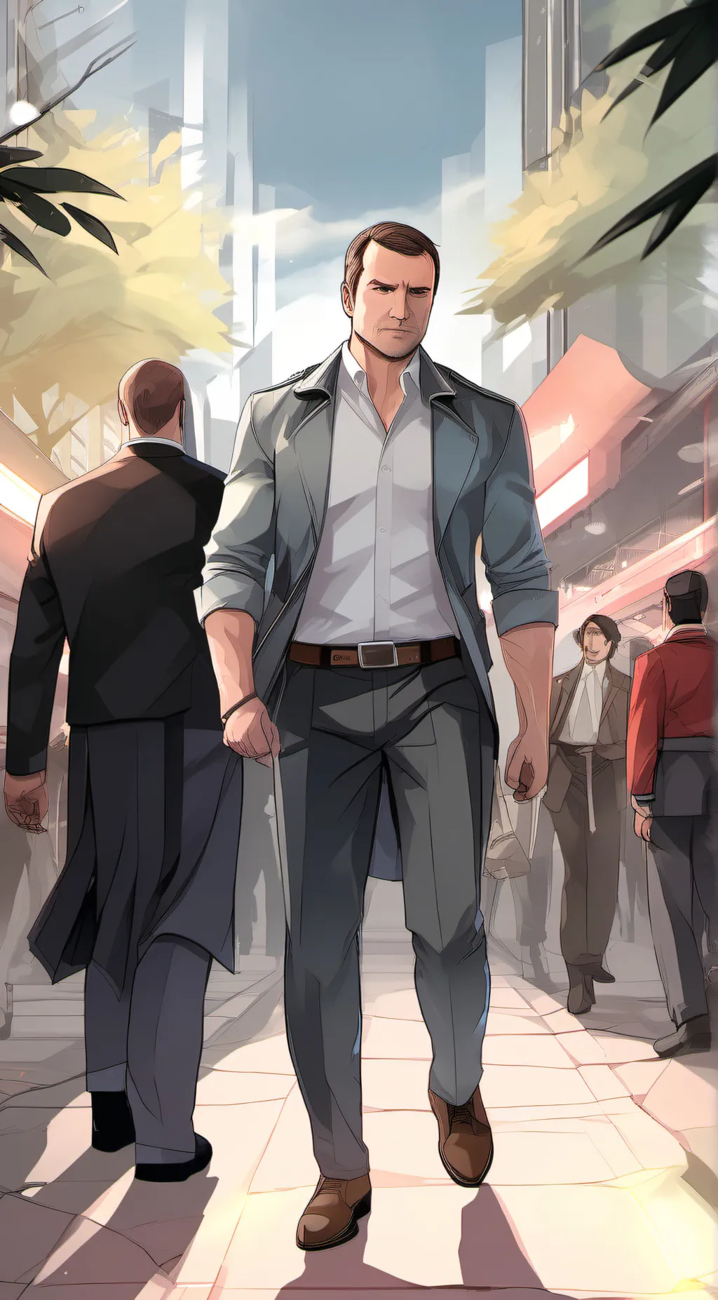 ai character: Micheal GTAV background