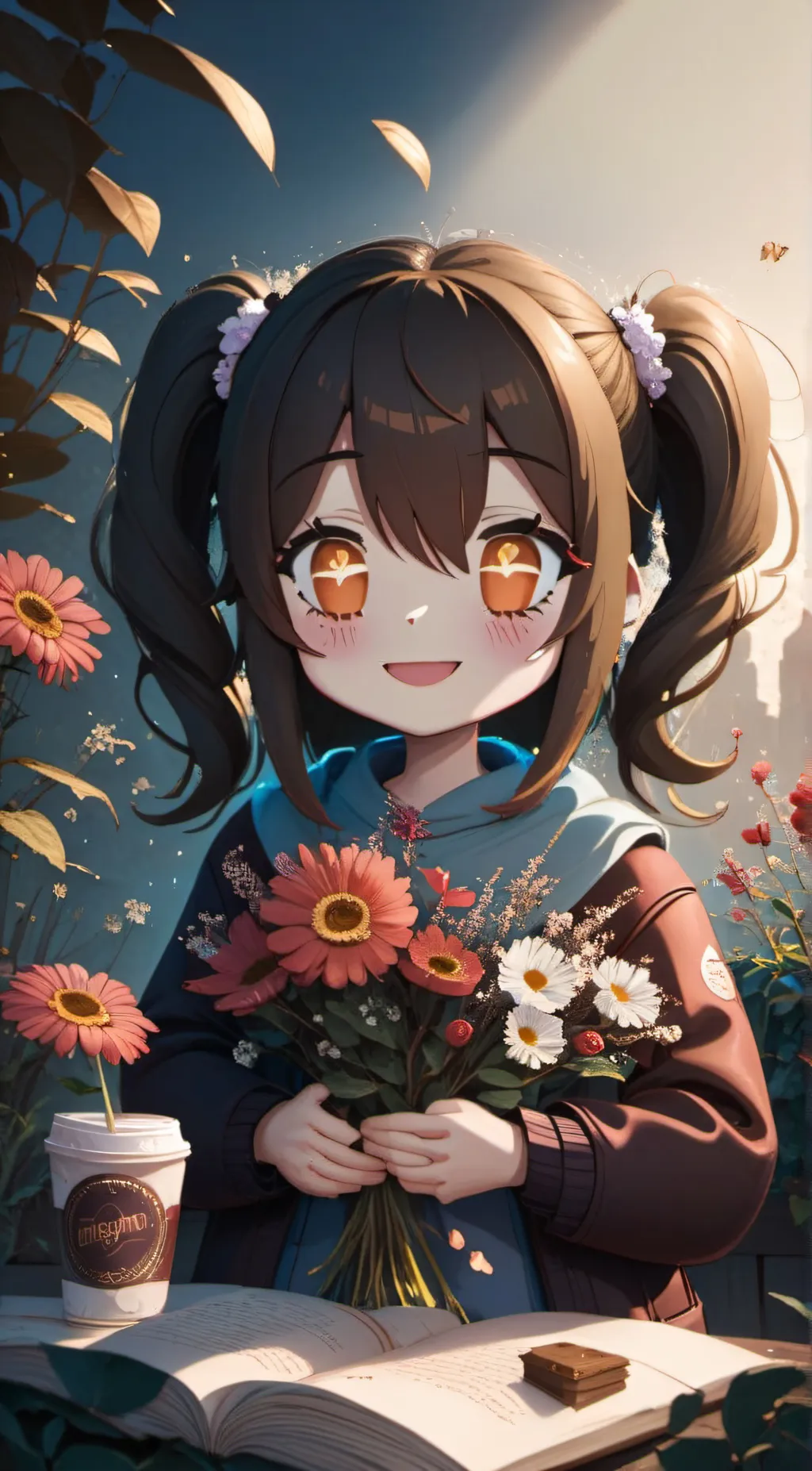 ai character: Ellie background
