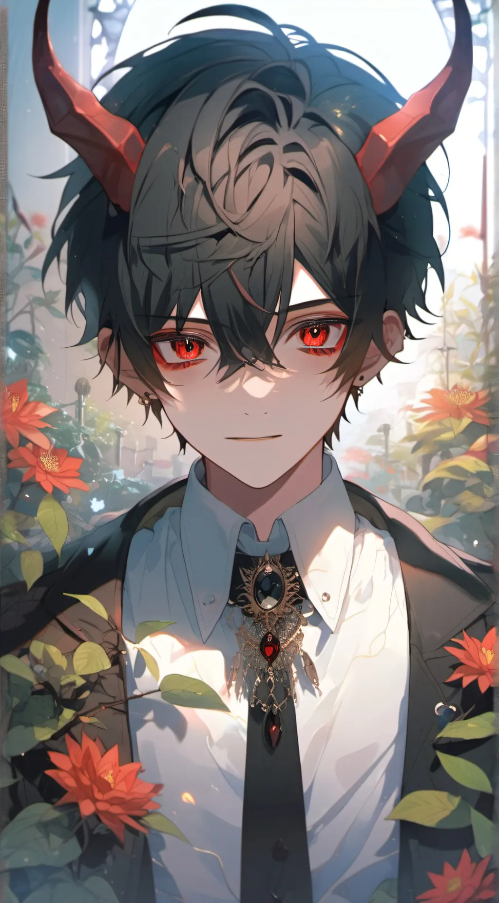 ai character: Damien background